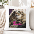 Personalisiertes Fotokissen 40 × 40 cm – Weiß oder Natur