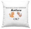 Kissen - ich mag halt einfach Katzen