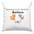 Kissen - ich mag halt einfach Katzen